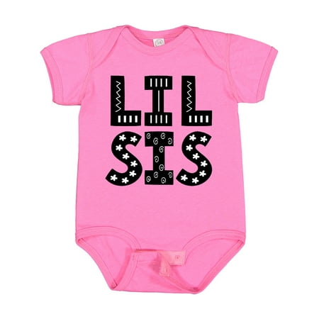 

Inktastic Little Sister Girl Clothes Outfit Gift Baby Girl Bodysuit
