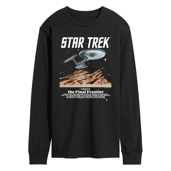 Star Trek - Space The Final Frontier - Men's Long Sleeve Graphic T-Shirt