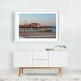 thumbnail image 2 of A Cold and Snowy Day in Ocean City Maryland - Ocean City Maryland Photography Boardwalk Seaside Ocean Beach Coastal Sunset White Framed Wall Art Print 5 x 7 inches, 2 of 3