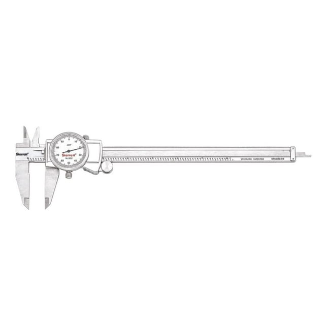 Calibrador de esfera Starrett 3202-8, 0-20 cm, rango de precisión de 0,001 cm