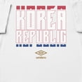thumbnail image 2 of Umbro Men's Korea Stacked Soccer T Shirt (White, S-XXXL), 2 of 4