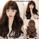 thumbnail image 2 of Extensiones de cabello con clip, juego de 2 piezas de 45 cm y 60 cm de largo, extensiones de cabello con clip invisibles con 5 clips seguros, postizos largos y ondulados, un paquete es suficiente para, 2 of 8