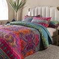 thumbnail image 3 of Colcha bohemia de algodón para cama, doble cobertor de 3 piezas, manta de verano para parejas, 3 of 5
