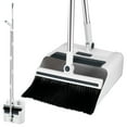 thumbnail image 1 of EIMELI Broom and Dustpan Set with Embedded Floor Scrub Brush 180°Rotatable Sweeper with Long Handle Upright Standing Floor Brush and Dustpan Reusable Dust Pan with Comb Teeth for Home Fl, 1 of 11