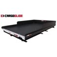 thumbnail image 1 of Cargo Glide Bed Slide CG1500XL-6348 CG-XL Series; 1500 Pounds; Black Powder Coated Steel Frame; Polished Aluminum Side Rail; Black HDPE Coated 3/4 Inch Plywood Platform; Bolts To Truck Bed, 1 of 2