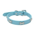 thumbnail image 1 of 2025 Shiny Rhinestone Pet Collar Dog Cat Tell Bell Bone Jewelry Dog Collar Dog Hair Color Small And Medium Dog Science Diet Large Breed Puppy Can Chain, 1 of 8