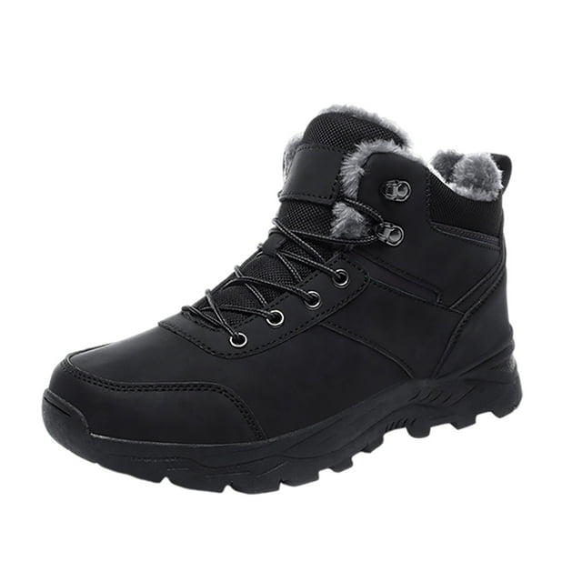 WEAIXIMIUNG Espadrilles pour Hommes Taille 9W Chaussures Montantes de Mode Automne et Hiver pour Hommes Bottines Chaudes et Confortables