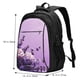 thumbnail image 5 of Fotbe Lavender Roses Arrangement Mochila con Estampado y Puerto USB para Hombre y Mujer, Mochila Antirrobo, Mochila de Viaje, Mochila Escolar, Mochila Universitaria, 5 of 7