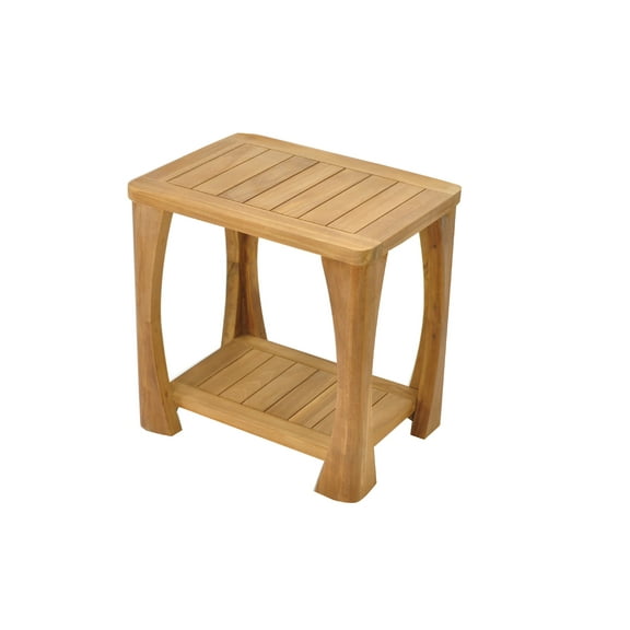 Grade-A Teak Wood Athena Shower Seat 18" Outdoor Patio Stool Bench