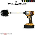 thumbnail image 4 of Drillbrush Ultra Stiff Original Drill Brush Scrubber with 7in Extension for Tough Surfaces, 4 of 7