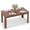 Walnut, variant on Costway 63" Dining Table Rectangular Modern Kitchen Table For 6 People Home Furniture Oak