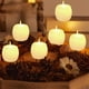 thumbnail image 2 of Led Christmas Lights 6 Pieces Flameless Led Candles Apple Candles Decoración de Escritorio de Velas Electrónicas Simuladas Alimentadas Por Batería Decoración de Navidad de Halloween Luces de Navidad A, 2 of 6