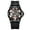 black case black, variant on Skeleton Japanese Automatic Self-Winding Movement JH3105 Vintage Men Mechanical Business Wrist Watch Steel Silicone Sapphire Crystal Waterproof Clock Luminous