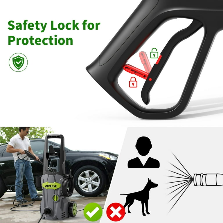 Vipuse Electric Pressure Washer, 4200 PSI Max.2.8GPM Power Washer