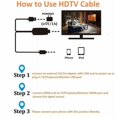 thumbnail image 5 of Adaptador de cable de duplicación de pantalla, pantalla Full HD de 1080p, adaptador HDTV universal Plug and Play para conexión Lightning a HDMI en iPhone, iPad, iPod sin fuente de alimentación externa, 5 of 5