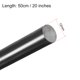 thumbnail image 2 of Barras redondas de plástico FRP de 1/2" de diámetro y 20" de longitud, varilla de plástico de ingeniería negra, 2 of 5