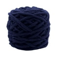 thumbnail image 6 of Abbraccia Chunky Wool Yarn Jumbo Tubular Yarn Giant Wool Yarn DIY Crocheting Bulky Yarn Weight Yarn for Throw Pillow Shoes Weaving Hats Navy Blue, 6 of 9
