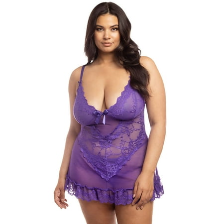 Curvy Valentine Sheer Babydoll