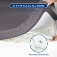 thumbnail image 3 of Hawsaiy 3 Inch Memory Foam Mattress Topper,Gel-Infused Cooling Bed Topper,Pressure Relief,CertiPUR-US Certified,Twin/Full/Queen/King, 3 of 9