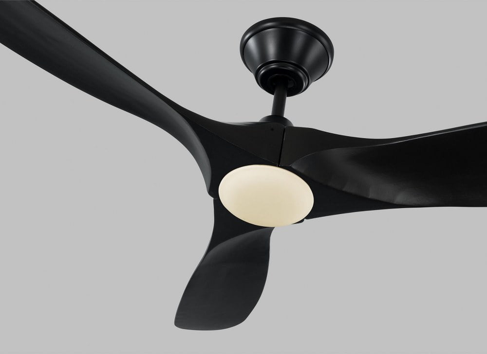 3 Blade 52 inch Ceiling Fan with Light Kit-Aged Pewter Finish-Light Grey Weathered Oak Blade Color Bailey Street Home 96-Bel-3087740