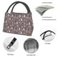 thumbnail image 4 of Fotbe Snowflake Fox Bolsa Térmica Portátil con Estampado, Bolsa de Entrega de Alimentos Aislada, Bolsa Reutilizable de Gran Capacidad para Comidas y Supermercado, 4 of 6
