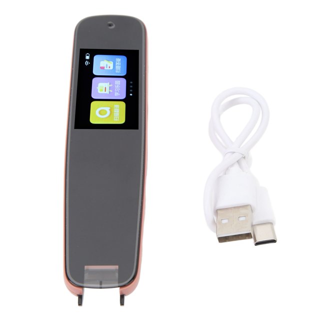 Language Translation Pen, Intelligent Pen Scanner Digital Quick Identification for Learning for Students Rose Gold,Blue