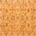 thumbnail image 1 of Ahgly Company Indoor Square Abstract Orange Modern Area Rugs, 6' Square, 1 of 4