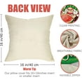 thumbnail image 2 of It''s Summer Y''all Gnome Decorative Throw Pillow Covers 16 x 16 Set of 4, Watermelon One in A Melon Red Green Porch Patio Outdoor Pillowcase, Bee Seasonal Sofa Couch Cushion Case Home Decor, 2 of 6