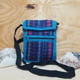 thumbnail image 3 of Multicolored Woven Striped Lightweight Cushioned Crossbody Smartphone Bag - Womens Handmade Boho Travel Accessories, 3 of 3