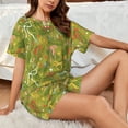 thumbnail image 4 of Lsque Christmas bows Pattern Women's Short-Sleeved Pajama Set - 2 Piece Soft and Lightweight Sleepwear Set-XX-Large, 4 of 6