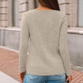 thumbnail image 6 of SUNBS Long Sleeve Shirts for Women Tunic V Neck Button Top Dressy Casual Business Blouses, 6 of 9