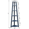 thumbnail image 7 of Convenience Concepts Newport 6 Tier Corner Bookshelf, Cobalt Blue, 7 of 7