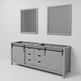 thumbnail image 6 of Lexora Home Marsyas 84" Double Vanity with Mirrors in Dark Gray, 6 of 10
