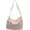 Pink, variant on Canvas Casual Messenger Bag Hobo Crossbody Bag Canvas Shouder Tote Handbag for Women