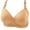 Beige, variant on DQRPSEETB Cotton Bralettes for Women Everyday Sports Bras Comfort Wireless Cotton Bras Full Coverage Bras for Women & Girls Oversize Womens Front Button Printed Bra Hot Pink