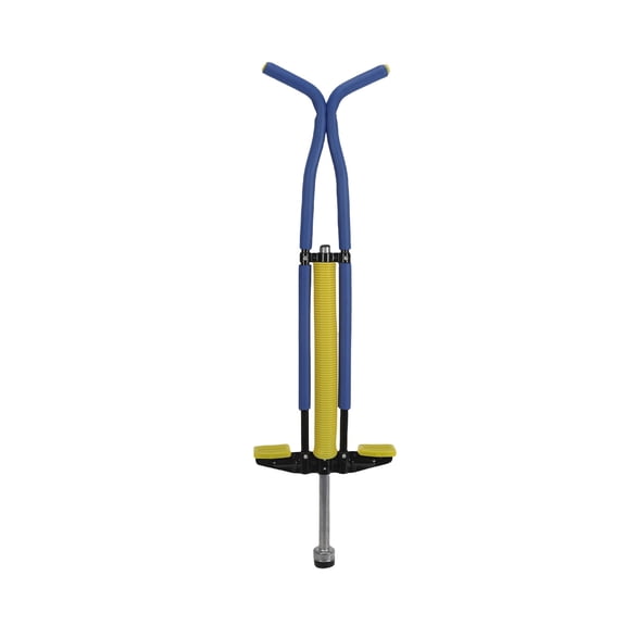 Eotvia Jumping Stick Anti Slip Easy Grip Foam Handles Spring Bouncer Stick Outdoor Toy for Kids Aged 7 to 12 Outdoor Exercise Blue