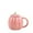 Pink, variant on MOQIN Multi-Purpose Lidded Ceramic Pumpkin Mug, 5 Color Options for Fall & Halloween, Coffee Cup for Hot Beverages, Soup Mug with Lid, Cute Thanksgiving Kitchen Decor, Gift Idea, Dishwasher Safe