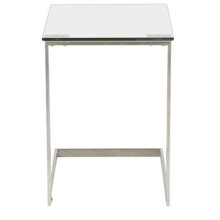 LumiSource - Zenn Glass End Table - Clear