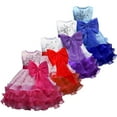 thumbnail image 6 of LYMAYTER Girls Sleeveless Party Dresses Kids Baby Bowtie Tutu Birthday Outfit Dress Toddler Princess Wedding Evening Gown for 3-8 T, 6 of 9
