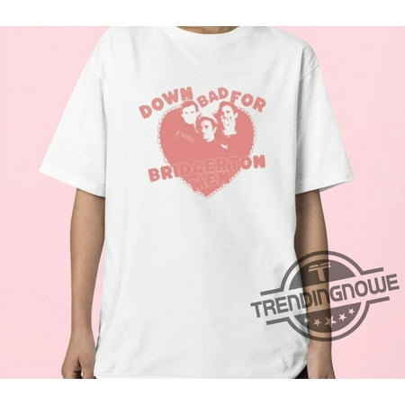 [WHITE] Down Bad For Bridgerton Men Shirt