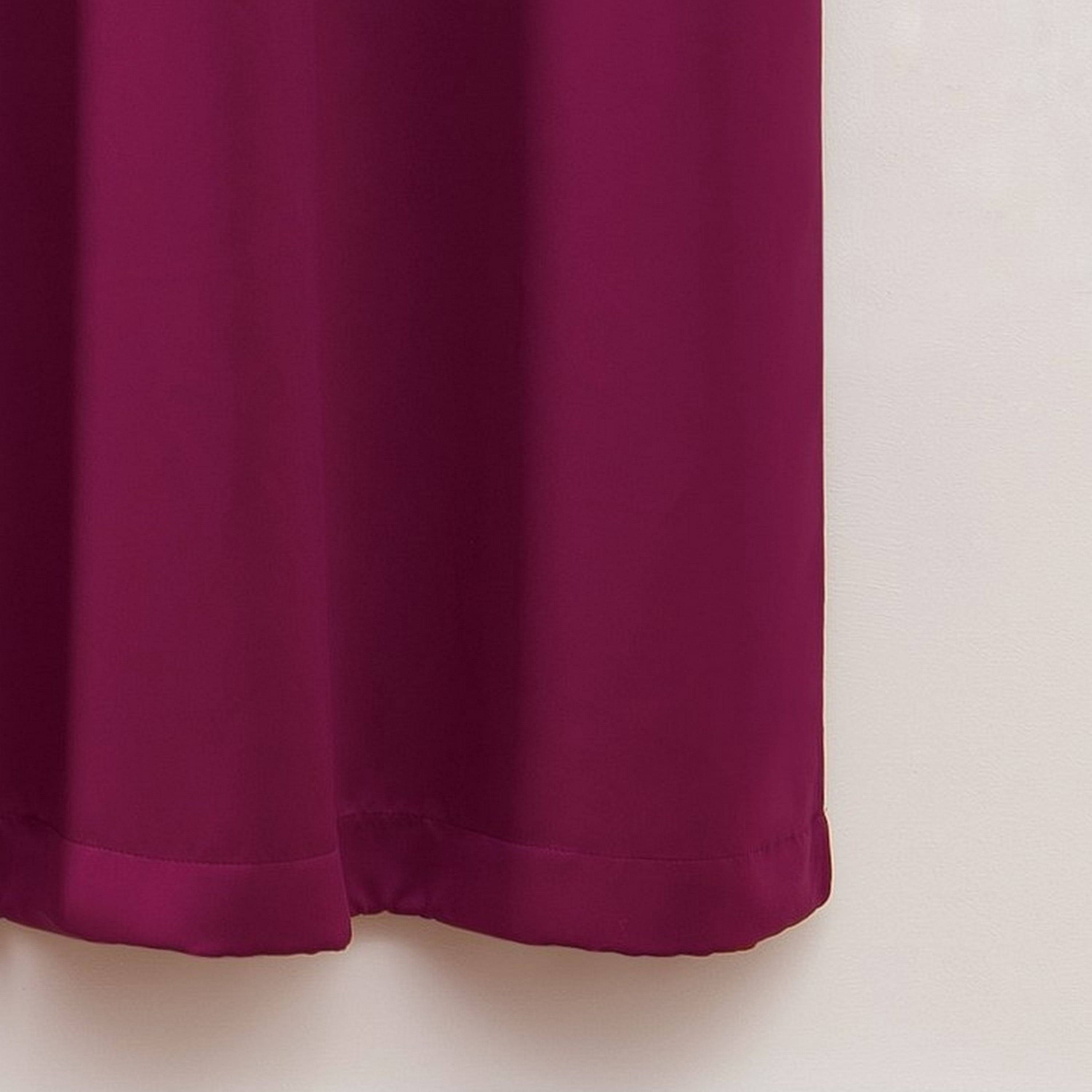 VCNY Home Neil Pink Solid Grommet Blackout Curtain Panel, 52" x 63"