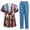 03-Deep Red, variant on 1776-2026 Scrubs for Women Set 250th Anniversary USA Medical Uniform - 4th of July V-Neck Top & Straight Leg Pants with Pockets, Nurse Workwear 02-Blue M