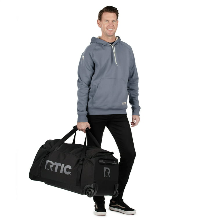 RTIC Road Trip Rolling Duffle Bag with Wheels for Men and Women, Traveling Tote for Camp, Travel, Gym, Weekender, Camping, Overnight Carry On