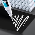 thumbnail image 6 of XISAOK 4 Pieces Oil-based Markers Pen Long Nose Markers Quick-drying Paint Pens White Markers Permanent Markers for Metal Glass, 6 of 19