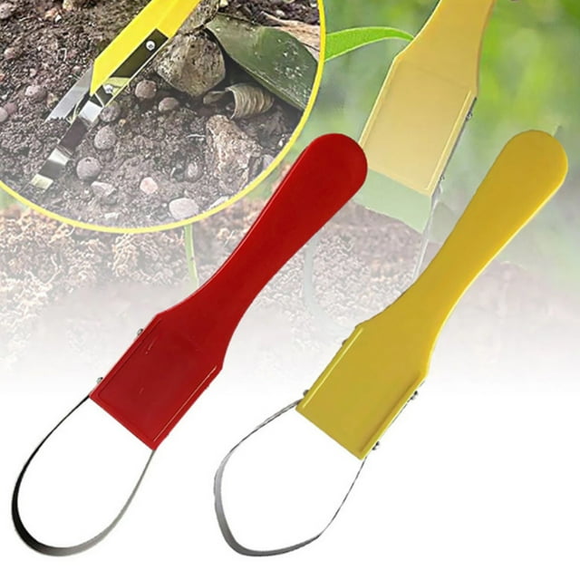 Bracelet Weeder Tool, Iron Hand Loop Weeder for Weeding Gardening with UV Resistant Handle, Portable and Compact for Home Gardens