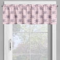 thumbnail image 4 of Ambesonne Floral Valance & Curtain, Spring Theme Lilies Pattern, 55"x36", Pale Mauve Rose and Grey, 4 of 7