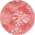 thumbnail image 1 of Ahgly Company Indoor Round Patterned Pastel Pink Area Rugs, 8' Round, 1 of 6