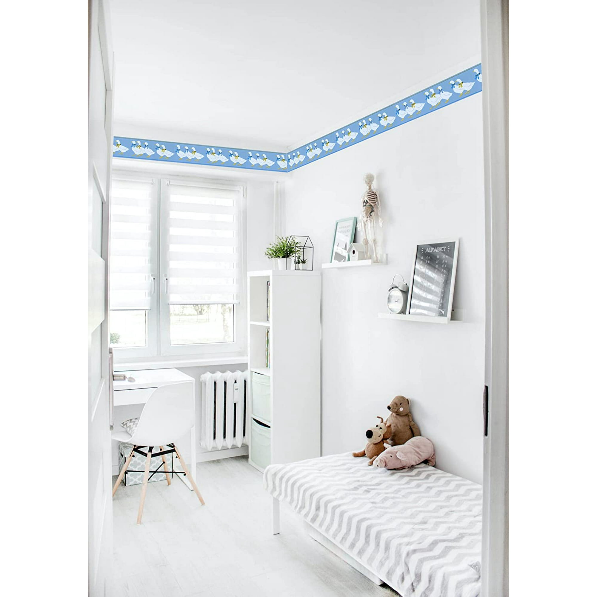 Castle Dragon Knights Wallpaper Border For Boys – Blue Green Red, 16.4 Ft X 6.2 In