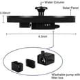 thumbnail image 2 of Solar Fountain Fountain Bird Bath Fountain Floating Fountain Outdoor Pool Decorative Fountain_Perfect Gift, 2 of 5