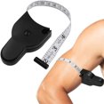 thumbnail image 3 of WIFKLSIIPG 3PCS Soft Tape Measure Automatic Telescopic Tape Measure Self Retractable Measure Tape for Body Accurate Way to Track Muscle by One(Black), 3 of 3
